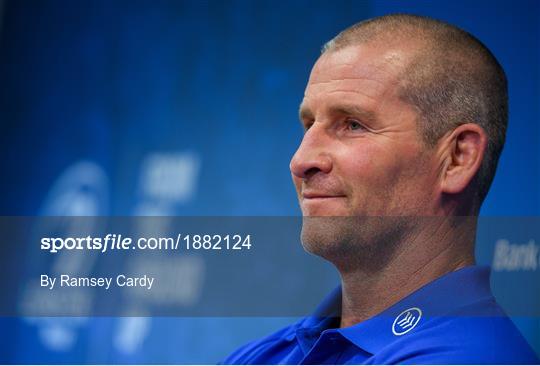 Leinster Rugby Press Conference and Squad Training Leinster Rugby Press Conference and Squad Training