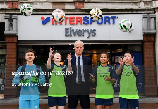 INTERSPORT Elverys FAI Summer Soccer Schools Title Sponorship Launch