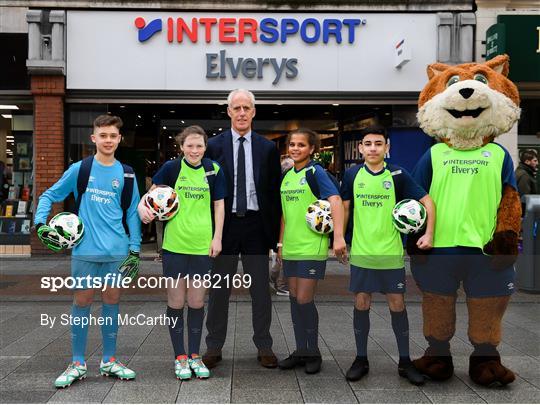 INTERSPORT Elverys FAI Summer Soccer Schools Title Sponorship Launch