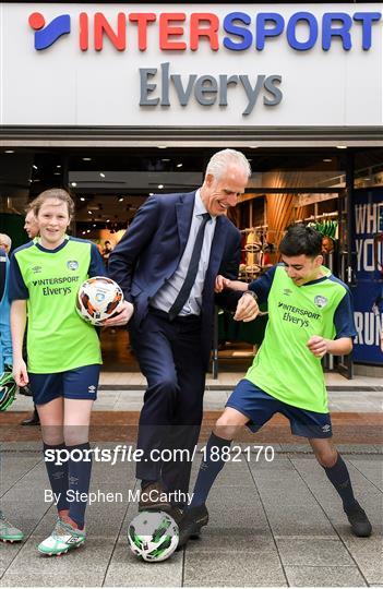 INTERSPORT Elverys FAI Summer Soccer Schools Title Sponorship Launch