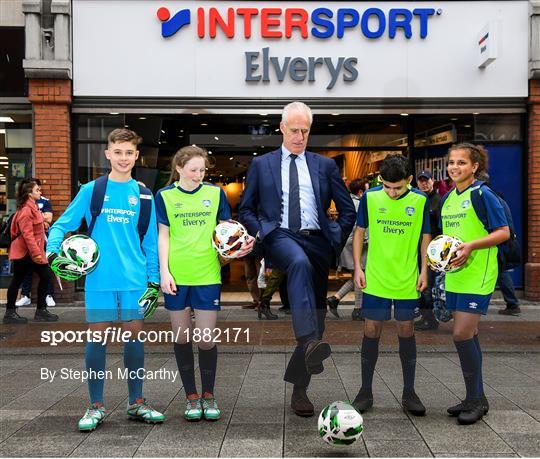 INTERSPORT Elverys FAI Summer Soccer Schools Title Sponorship Launch