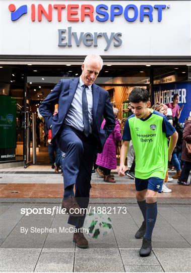 INTERSPORT Elverys FAI Summer Soccer Schools Title Sponorship Launch