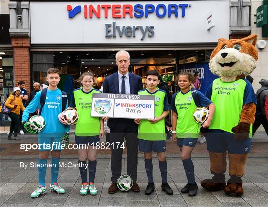 INTERSPORT Elverys FAI Summer Soccer Schools Title Sponorship Launch