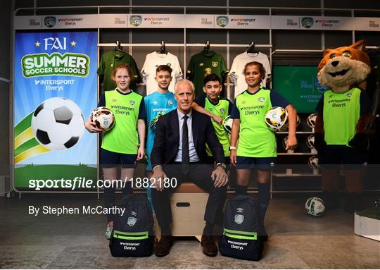 INTERSPORT Elverys FAI Summer Soccer Schools Title Sponorship Launch