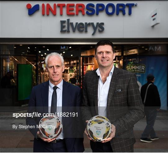 INTERSPORT Elverys FAI Summer Soccer Schools Title Sponorship Launch