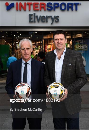 INTERSPORT Elverys FAI Summer Soccer Schools Title Sponorship Launch