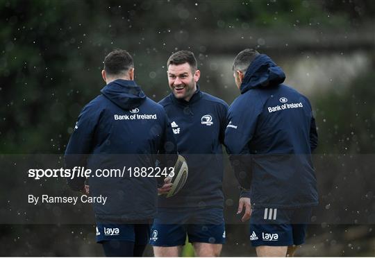 Leinster Rugby Press Conference and Squad Training