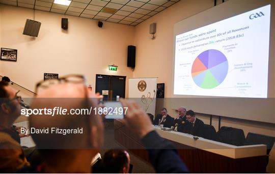 GAA/Croke Park Financial Reports & Director General’s Annual Report Media Briefing GAA/Croke Park Financial Reports & Director General’s Annual Report Media Briefing