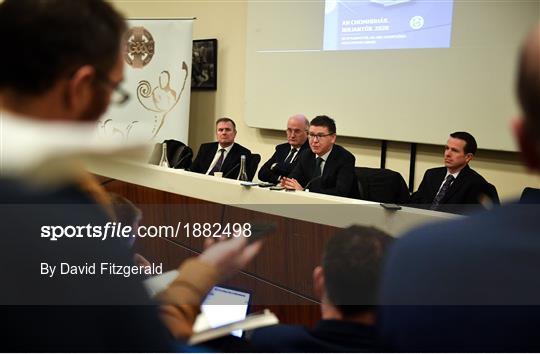 GAA/Croke Park Financial Reports & Director General’s Annual Report Media Briefing GAA/Croke Park Financial Reports & Director General’s Annual Report Media Briefing