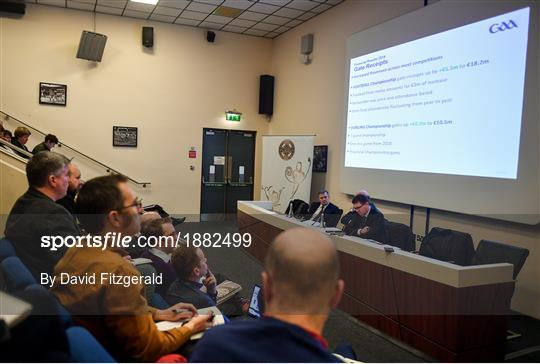 GAA/Croke Park Financial Reports & Director General’s Annual Report Media Briefing GAA/Croke Park Financial Reports & Director General’s Annual Report Media Briefing