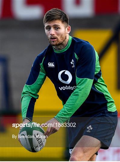 Ireland Rugby Training and Press Conference