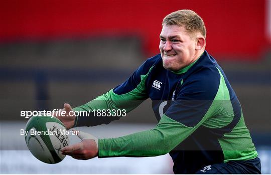 Ireland Rugby Training and Press Conference