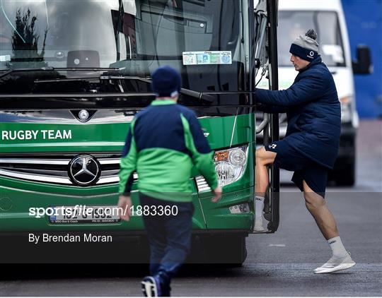 Ireland Rugby Squad Training and Press Conference