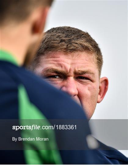 Ireland Rugby Squad Training and Press Conference
