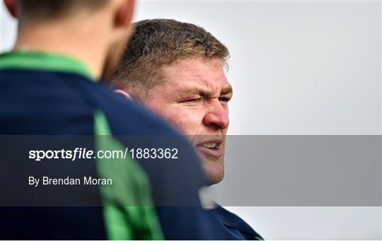 Ireland Rugby Squad Training and Press Conference