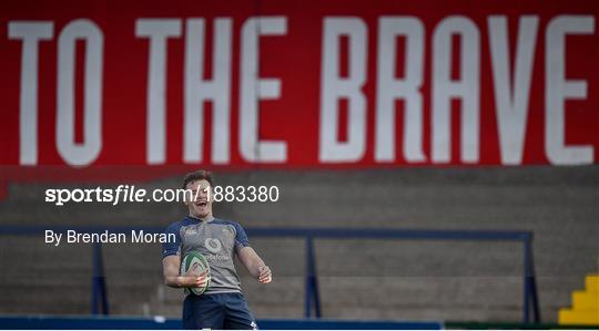 Ireland Rugby Squad Training and Press Conference