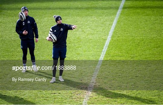 Leinster Rugby Captains Run and Press Conference