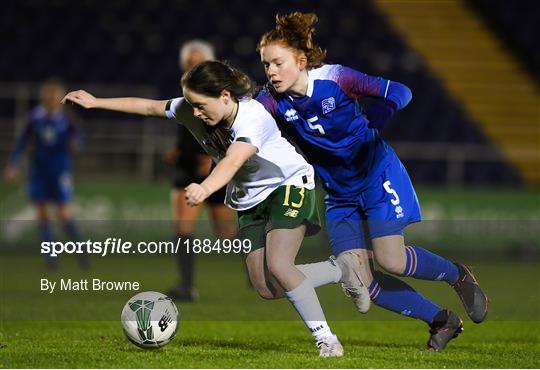 Republic of Ireland v Iceland - Women's Under-17s International Friendly Republic of Ireland v Iceland - Women's Under-17s International Friendly