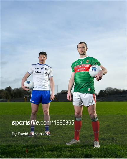 Monaghan v Mayo - Allianz Football League Division 1 Round 4 Media Event Monaghan v Mayo - Allianz Football League Division 1 Round 4 Media Event