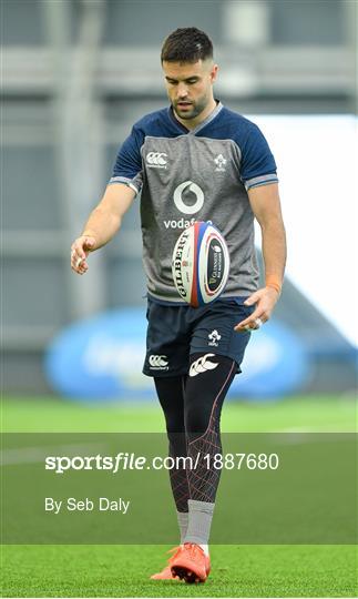 Ireland Rugby Squad Training and Press Conference