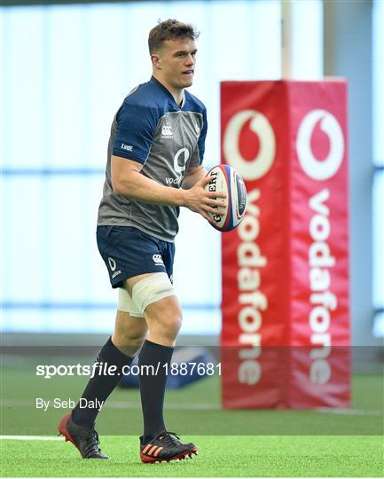 Ireland Rugby Squad Training and Press Conference