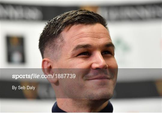 Ireland Rugby Squad Training and Press Conference