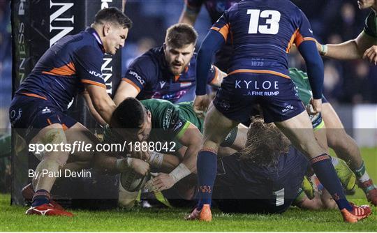 Edinburgh v Connacht - Guinness PRO14 Round 12 Edinburgh v Connacht - Guinness PRO14 Round 12