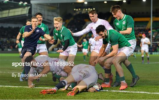 England v Ireland - Six Nations U20 Rugby Championship