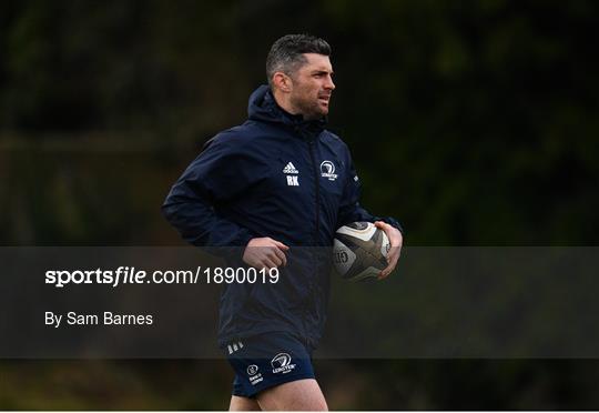 Leinster Rugby Press Conference and Squad Training