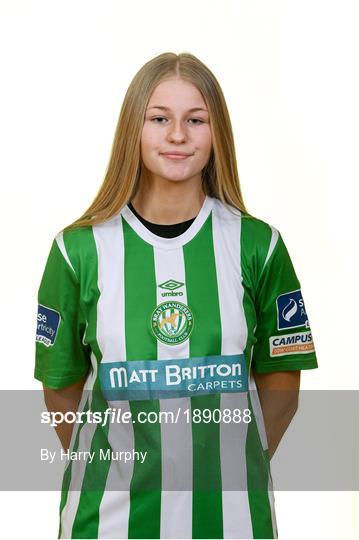 Bray Wanderers U17 Women's Squad Portraits 2020