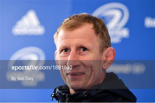 Leinster Rugby Captain's Run and Press Conference