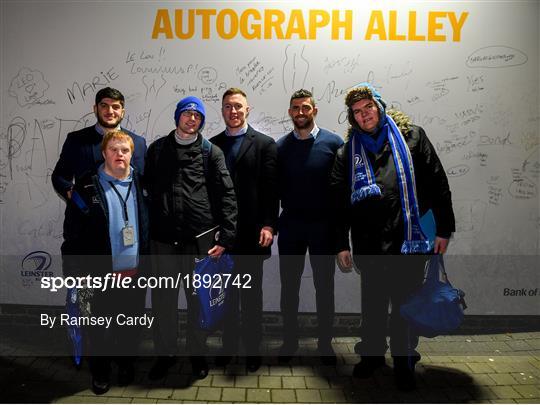 Activities at Leinster v Glasgow Warriors - Guinness PRO14 Round 13