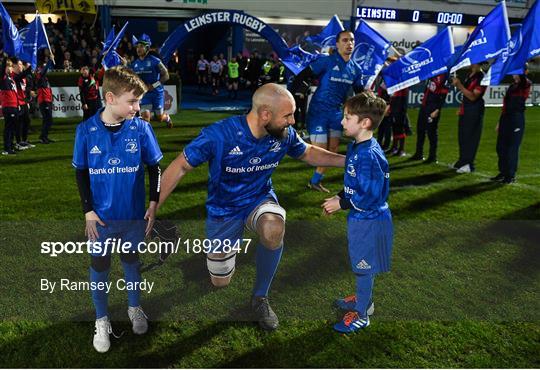 Mascots at Leinster v Glasgow Warriors - Guinness PRO14 Round 13