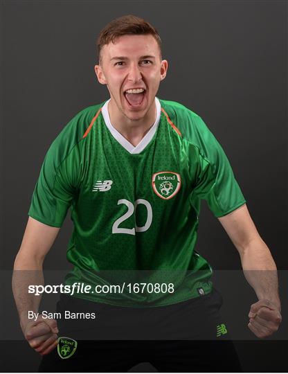 Republic of Ireland U21 Squad Portraits