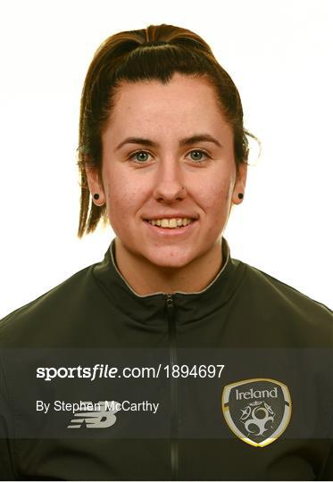 Republic of Ireland Women's U17 Squad Portraits