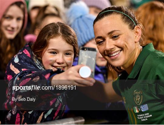 Republic of Ireland v Greece - UEFA Women's 2021 European Championships Qualifier Republic of Ireland v Greece - UEFA Women's 2021 European Championships Qualifier
