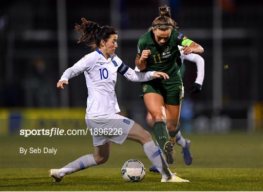 Republic of Ireland v Greece - UEFA Women's 2021 European Championships Qualifier Republic of Ireland v Greece - UEFA Women's 2021 European Championships Qualifier