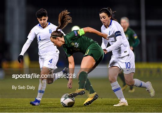 Republic of Ireland v Greece - UEFA Women's 2021 European Championships Qualifier Republic of Ireland v Greece - UEFA Women's 2021 European Championships Qualifier