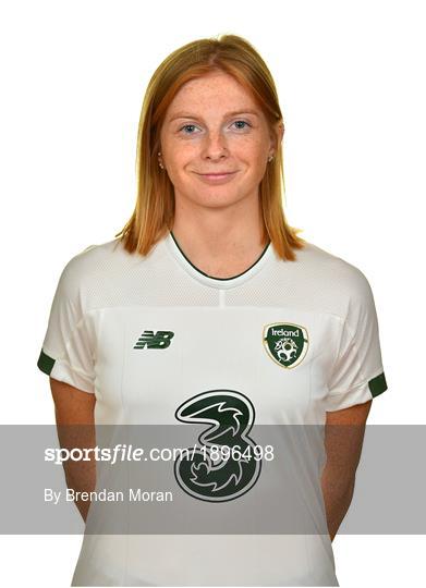 Republic of Ireland Women's Squad Portraits