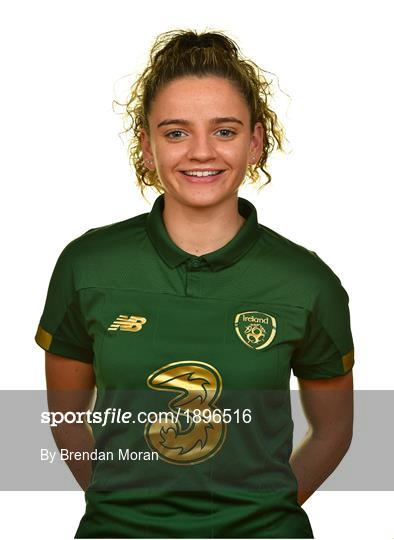 Republic of Ireland Women's Squad Portraits