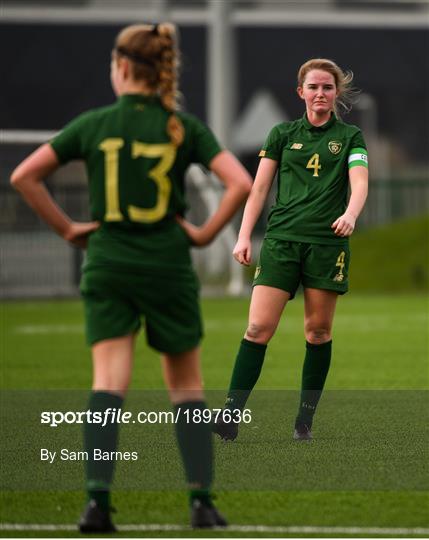 Republic of Ireland v England - Women's Under-15s John Read Trophy Republic of Ireland v England - Women's Under-15s John Read Trophy