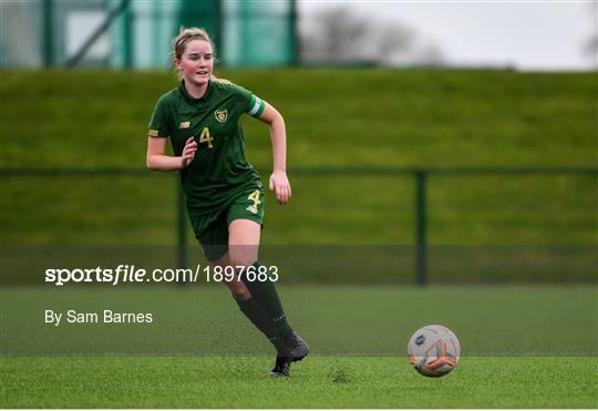 Republic of Ireland v England - Women's Under-15s John Read Trophy Republic of Ireland v England - Women's Under-15s John Read Trophy