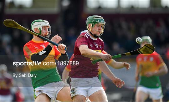 Westmeath v Carlow - Allianz Hurling League Division 1 Relegation Play-Off Westmeath v Carlow - Allianz Hurling League Division 1 Relegation Play-Off
