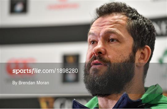 Ireland Rugby Press Conference Ireland Rugby Press Conference