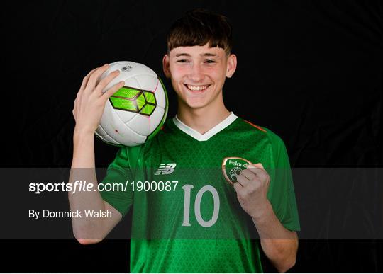 Republic of Ireland U16's Portrait Session