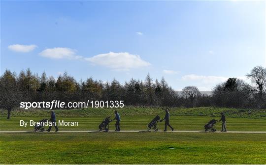 Members of Craddockstown Golf Club enjoy golf while adhering to the guidelines of social distancing