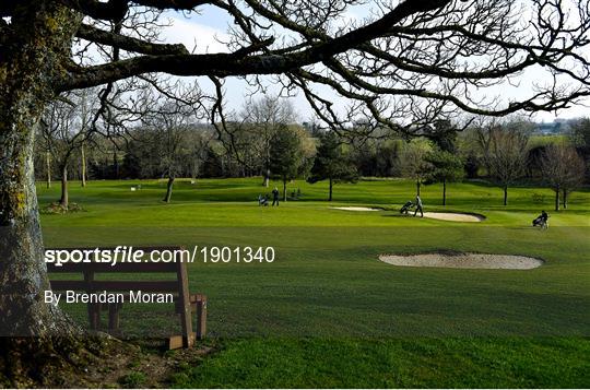 Members of Craddockstown Golf Club enjoy golf while adhering to the guidelines of social distancing Members of Craddockstown Golf Club enjoy golf while adhering to the guidelines of social distancing