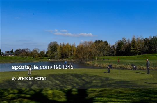 Members of Craddockstown Golf Club enjoy golf while adhering to the guidelines of social distancing Members of Craddockstown Golf Club enjoy golf while adhering to the guidelines of social distancing