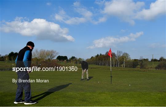 Members of Craddockstown Golf Club enjoy golf while adhering to the guidelines of social distancing Members of Craddockstown Golf Club enjoy golf while adhering to the guidelines of social distancing