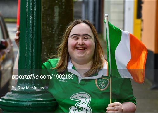 Republic of Ireland supporter Sarah Carroll